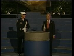 WRAP Eternal Flame ceremony in Battery Park and borough concerts News Clip