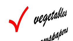 Shopping food list Stock Footage