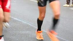 Marathon running Stock Footage