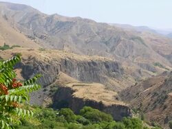 Garny Gorge, Azat river, general view Stock Footage