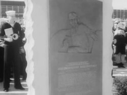 President John F. Kennedy dedicates Chicago's O'Hare Airport Stock Footage