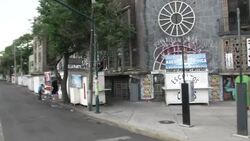 Driving shot through Mexico City News Clip