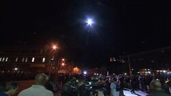 Protesters and riot police in standoff in Baltimore News Clip