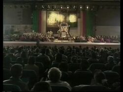 VOICER Thousands listen as exiled Tibetan Buddhist leader lectures News Clip
