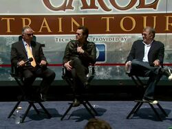 'Disney's A Christmas Carol' Train Tour Stock Footage