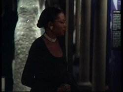 USA: WASHINGTON: GALA FEATURING PRINCESS DIANA'S GOWNS HELD News Clip