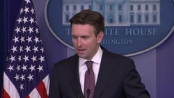 White House Press Secretary Josh Earnest learned of former press secretary James Brady's passing during Monday's daily briefing and said Brady left a legacy that all press secretaries aspire to live up to. (Aug. 4) News Clip