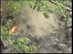 Mayon volcano belches ash, evacuation continues News Clip