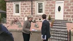 Theresa May Door-to-Door Canvassing in Aberdeen - No Answer News Clip