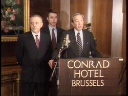 BRUSSELS: US AND RUSSIA BOSNIA MISSION PRESS CONFERENCE Instructional Video