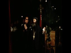 SYND 24-11-72 REBURIAL OF LATE COPTIC POPE CYRIL VI News Clip
