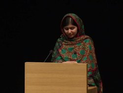 Malala Yousafzai Begins Acceptance Speech News Clip
