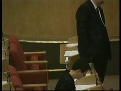 RUSSIA: DUMA &amp; COUNCIL OF EUROPE CLASH OVER CHECHNYA News Clip