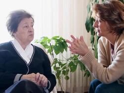 Friendly chatting Stock Footage