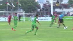 CLEAN : Palestinians make play at reconciliation with football match News Clip