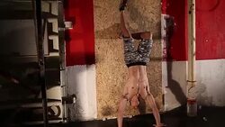 Perfect exercise for the arms Stock Footage