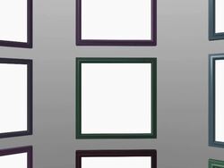 Loopable Pastel Picture Frames Stock Footage