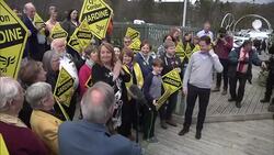 Nick Clegg meeting supporters in West Aberdeenshire News Clip