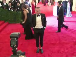 Tom Brown at "Schiaparelli And Prada: Impossible Conversations" Costume Institute Gala Stock Footage
