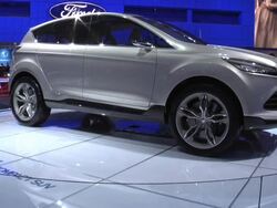 2011 Ford Vertrek concept SUV Stock Footage