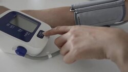 Blood Pressure Measuremen Stock Footage