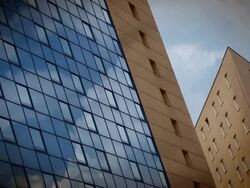 skyscraper - time lapse Stock Footage