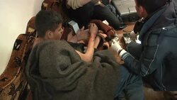 People Being Treated In Makeshift Hospital News Clip