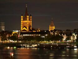 St Martins Church Cologne Stock Footage