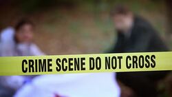 Crime scene investigation Stock Footage