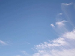 Cirrus Clouds traveling Stock Footage