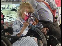 USA: NEW WHEELCHAIR BOUND BARBIE DOLL IS INTRODUCED News Clip