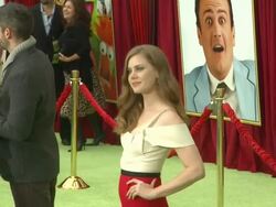 Amy Adams at the The World Premiere of Walt Disney's 'The Muppets' at Hollywood CA. (Footage by WireImage Video/Getty Images Entertainment Video) Stock Footage