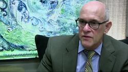 While on a trip to New Mexico,  Dr. Toby Merlin of the U.S. Centers for Disease Control and Prevention says people in the United States will not be safe until the Ebola outbreak in West Africa is under control. (Oct. 9) News Clip