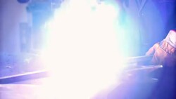 Welding two steel tubes. Stock Footage