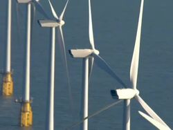 Offshore Thanet Wind Farm Aerials News Clip