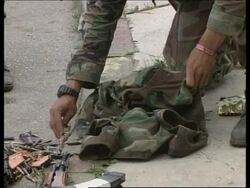 YUGOSLAVIA: KOSOVO: UROSEVAC: KLA  BEGIN HAND OVER OF WEAPONS News Clip