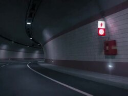 Road tunnel. HD loop. Stock Footage