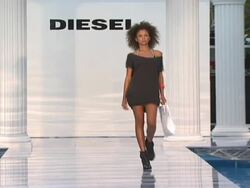 Diesel - Runway - MBFW Miami Swim Stock Footage