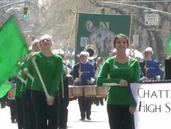 St. Patrick's Day Parade Stock Footage