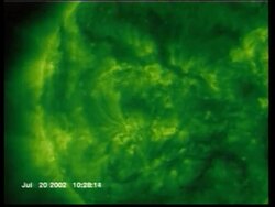NASA pictures of large solar flares seen from space News Clip