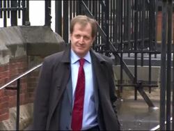 Alastair Campbell Arrives at Leveson Inquiry News Clip