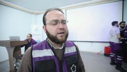 Syrian aid workers prepare to deal with virus Instructional Video