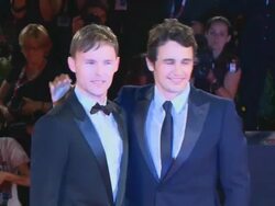 Scott Haze, James Franco at 'Child of God' Red Carpet on 8/31/2013 in Venice, Italy. (Footage by WireImage Video/Getty Images Entertainment Video) Stock Footage