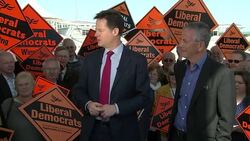 General Election 2015 - Liberal Democrats Campaigning 27th April News Clip