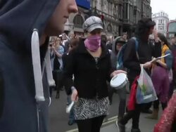 Carnival against Capitalism protest march News Clip