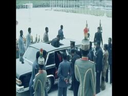 SYND 07/02/80 PRESIDENT ZEKE MOBUTU DELIVERS AN ADDRESS News Clip