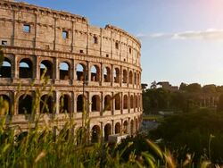 The Coliseum of Rome Stock Footage