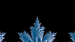 Frosty fractal animation HD video Stock Footage