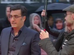 Maziar Bahari On The Red Carpet At Rosewater Premiere News Clip