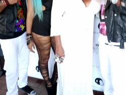 Angela 'Big Ang' Raiola & Kulture Shock at the Mia Stock Footage